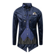 Boys Navy Velvet Tuxedo Blazer 3-4-5-6-7Y  Slim Fit Elegant Party holiday Jacket