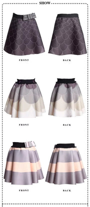 Girls Versatile Scuba Knit Skirt party wear Stylish Patterns 3–12 Ys XMAS gift