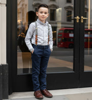 Boys Flannel Plaid Shirt Long Sleeve Casual  shirt Top 3-12 Years big sale gift