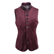 Boys Vintage  Waistcoat top 3–9Y  Sleeveless Velvet Cotton Uniform Vest for Kids
