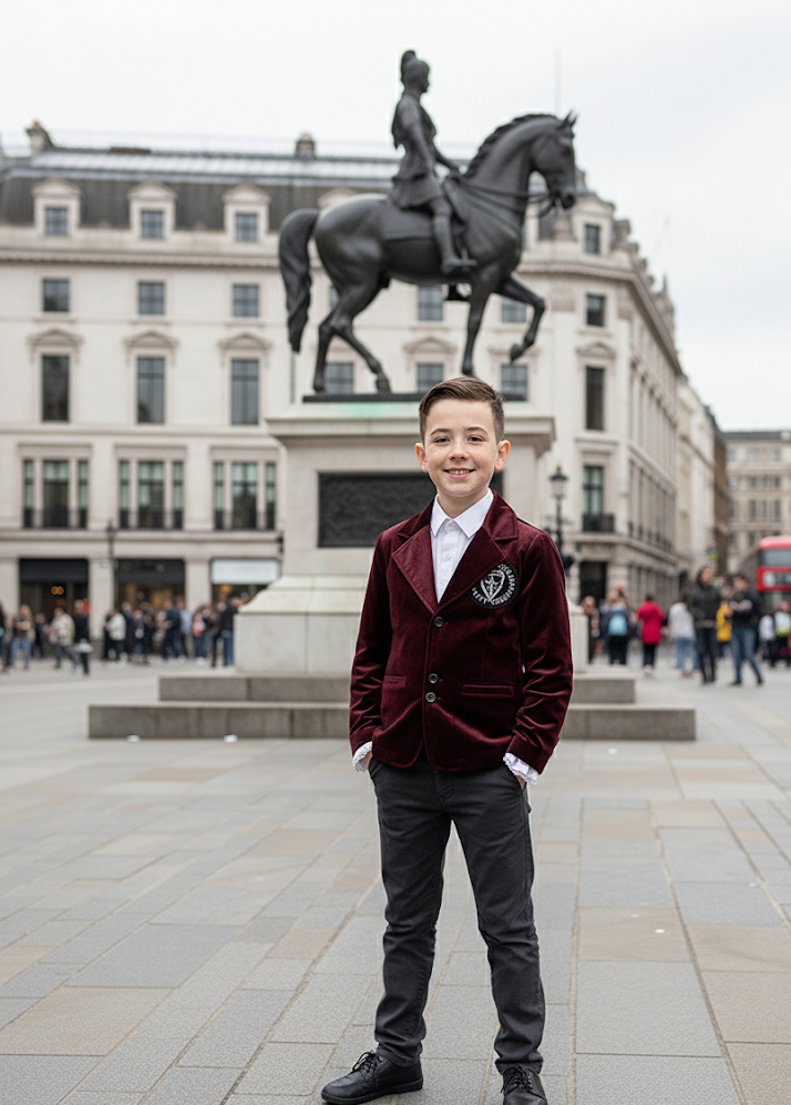 Boy Velvet Blazer Wine Red 3-4-5-6-7y Slim Fit Formal suit birthday Party Jacket
