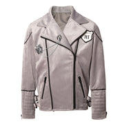 Boys' Velvet Jacket 3-9Y  Light Grey & Green Stylish Fall/Winter Casual top kids