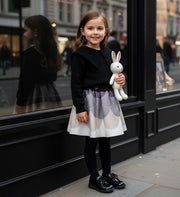 Girls Versatile Scuba Knit Skirt party wear Stylish Patterns 3–12 Ys XMAS gift