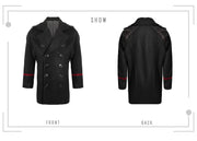 Boys Military Style Woolen Jacket  Smart 2025 winter Casual Cashmere Coat 3-9Y