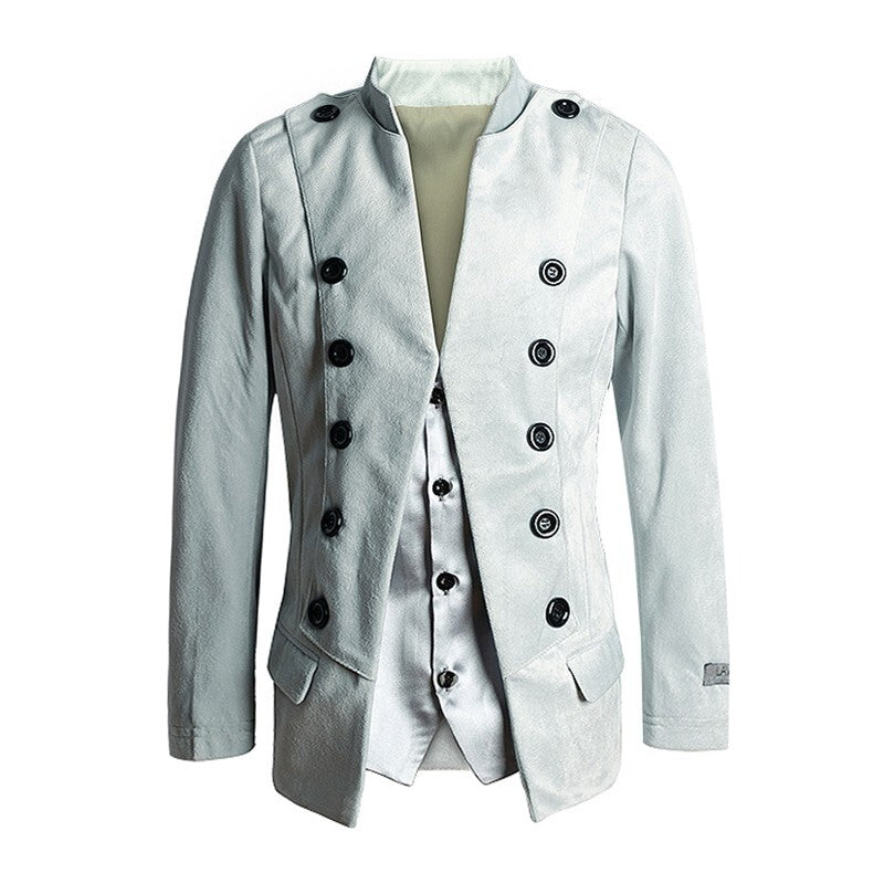 Boys Slim Fit Velvet Blazer 3-14Y False Two-Piece party Dinner Jacket Party Suit