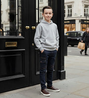 Boys Stretch Denim Casual jeans navy Blue & Black Cotton Trousers (4–12Y) kids