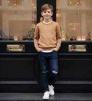 Boys Slim Fit Distressed Jeans Casual Stretch Denim trousers (4–13 Yrs)multiple