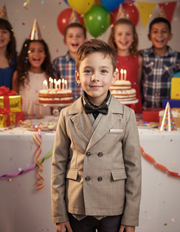 Boy Formal Blazer Smart Suit Kids Junior Senior School Jacket3-4-5-6-7-8-9-10-12