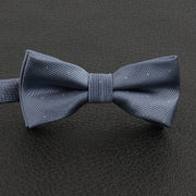 KIDS Plain Boys Pre-Tied Bow Tie – Classic Fancy Dress  for Weddings & Parties