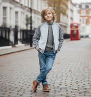 Boys Velvet Baseball Jacket 4–10Y autumn 2025 girls Casual School Sports top