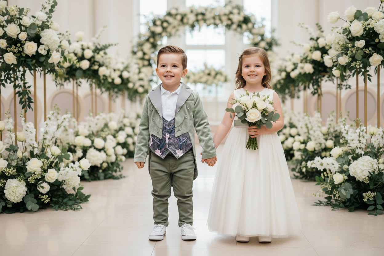 Boy's Formal Velvet Tuxedo Blazer Light Green Slim Fitchristmas party wear 4-12YBoys Light Green Velvet Tuxedo Blazer – Slim Fit Dinner Jacket for Weddings, Parties & Holiday Events (Ages 4–12)