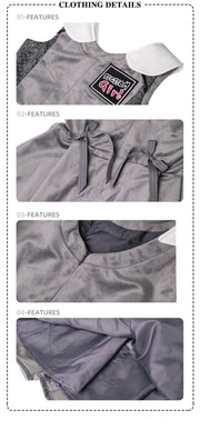 Girls Woolen Sleeveless Sporty Dress for winter/autumn Grey Velvet Ages 3-10