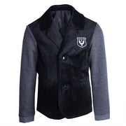 Boys Velvet Blazer Stylish Casual Short Jacket for Kids Toddler 3–7 Years Autumn