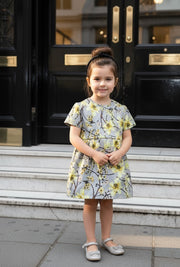 Girls Elegant Floral Party Dress 1-10Y Premium Cotton Lined Gown beautiful gifts