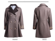 Girls autumn/winter coat 4-5Y beautiful Brown Wool Blend Overcoat vintage 2025