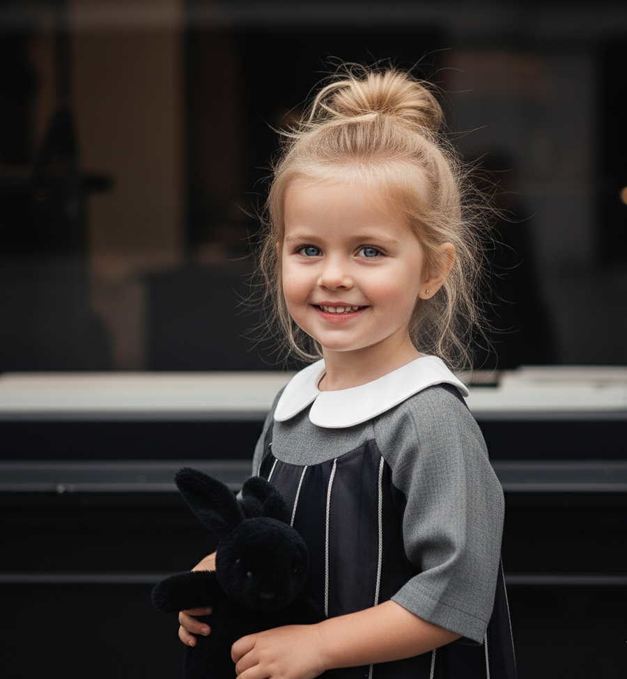 Girls Short Sleeve Babydoll Mini Dresses 2-9Y  autumn 2025  Party wear clearance