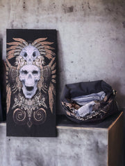 Neck Tube Scarf – Printed Face Warmer Snood for Biker Cycling Snood Warmer Banda