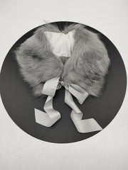 Faux Fur Scarf Collar Wrap – Soft Warm Elegant Tippet Shawl Stole for Girls gift