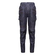 Boys Stretch Denim Casual jeans navy Blue & Black Cotton Trousers (4–12Y) kids