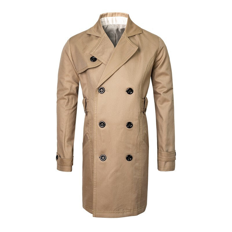 Kids Double Breasted Trench Coat  Cotton autumn jacket for Boys/Girls (4–9 YRS)