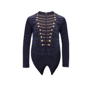 Boy's Embroidered Satin Tuxedo Blazer  4-14Y Slim Fit festival party Jacket kids