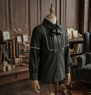 Vintage Cotton Bow Blouse for Girls (2–10 Years) | Elegant Flower Girl & Everyday Essential