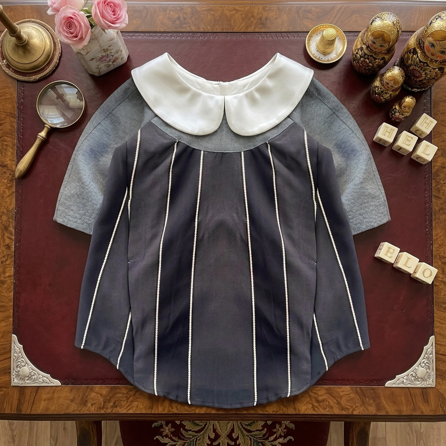 Girls Babydoll Mini Dress (2–9 Years) | Casual Vintage Party & Everyday Dress