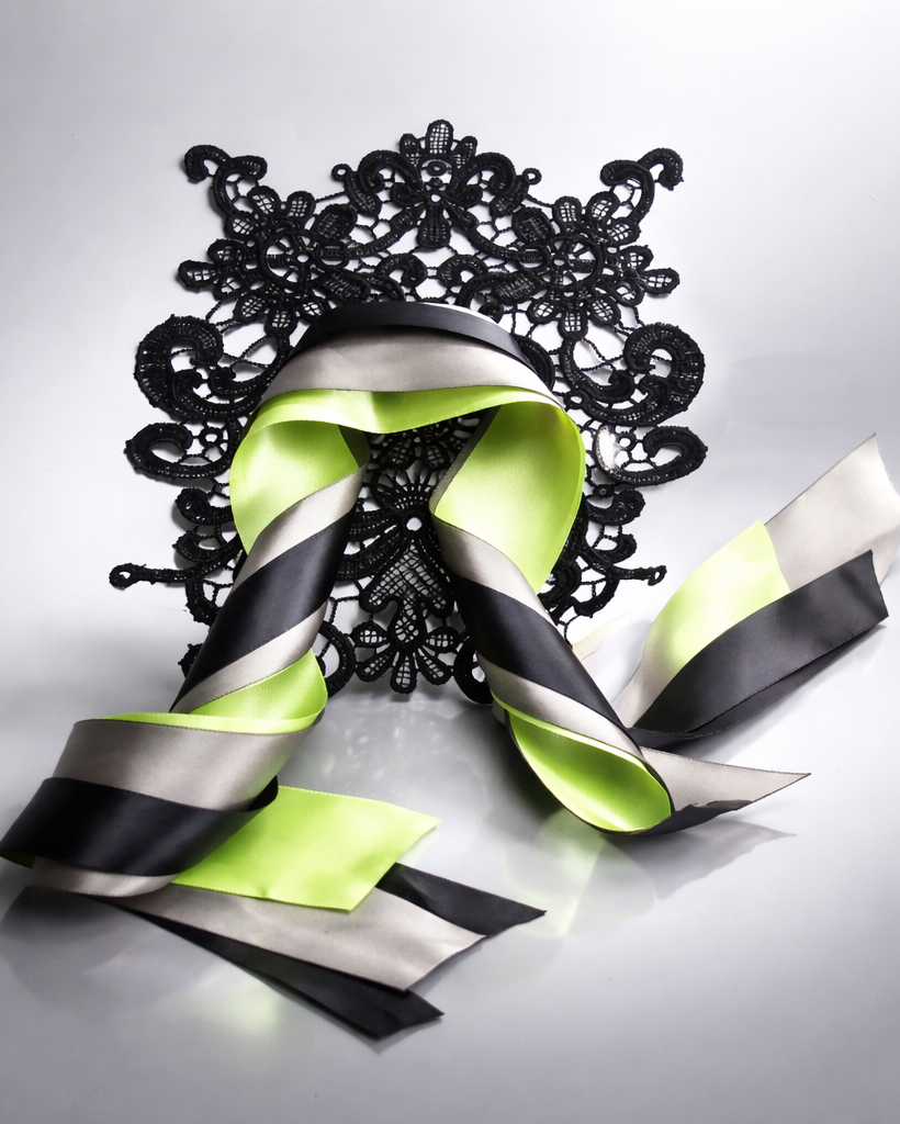 Elegant Lace & Satin Ribbon DIY Set – Romantic Accessory for Wedding & Occasion Styling