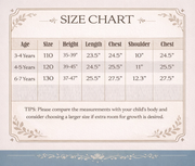 Vintage Floral Flower Girl Dress – Girls Cotton Summer A-Line Dress with Satin Sleeves for Wedding & Party (Ages 3–10)