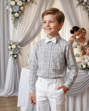 Boys Plaid Flannel Shirt (3–12 Years) | Cotton Check Long Sleeve Casual Top