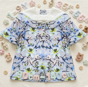 Girls Floral Princess Party Dress with Removable Sleeves – Elegant Toddler & Kids Dress for Weddings & Birthdays (Ages 1–9)