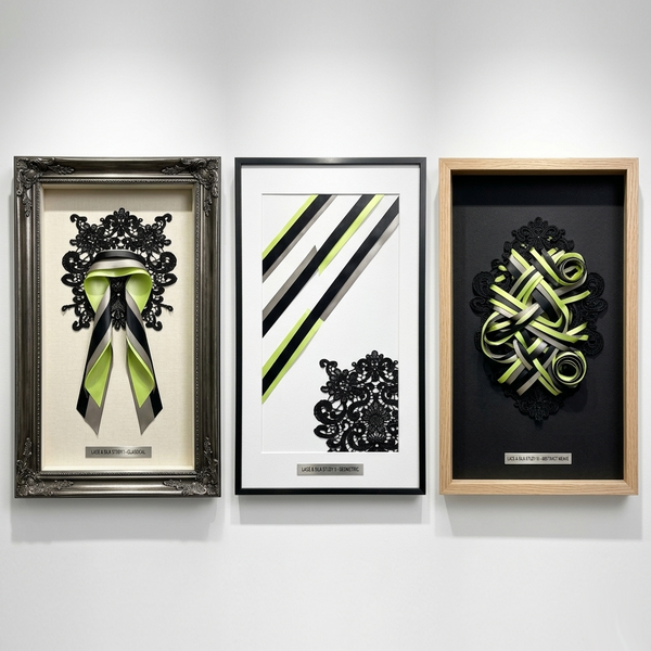 Lace & Ribbon Composition