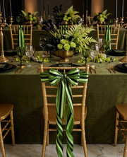 Emerald Green Satin Ribbon Styling Set - A Bold Yet Elegant Detail for Styling, Gifts & Modern Moments
