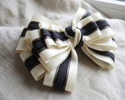 Ivory & Charcoal Satin Ribbon Styling Set-Effortless Elegance for Weddings, Gifts & Everyday Moments