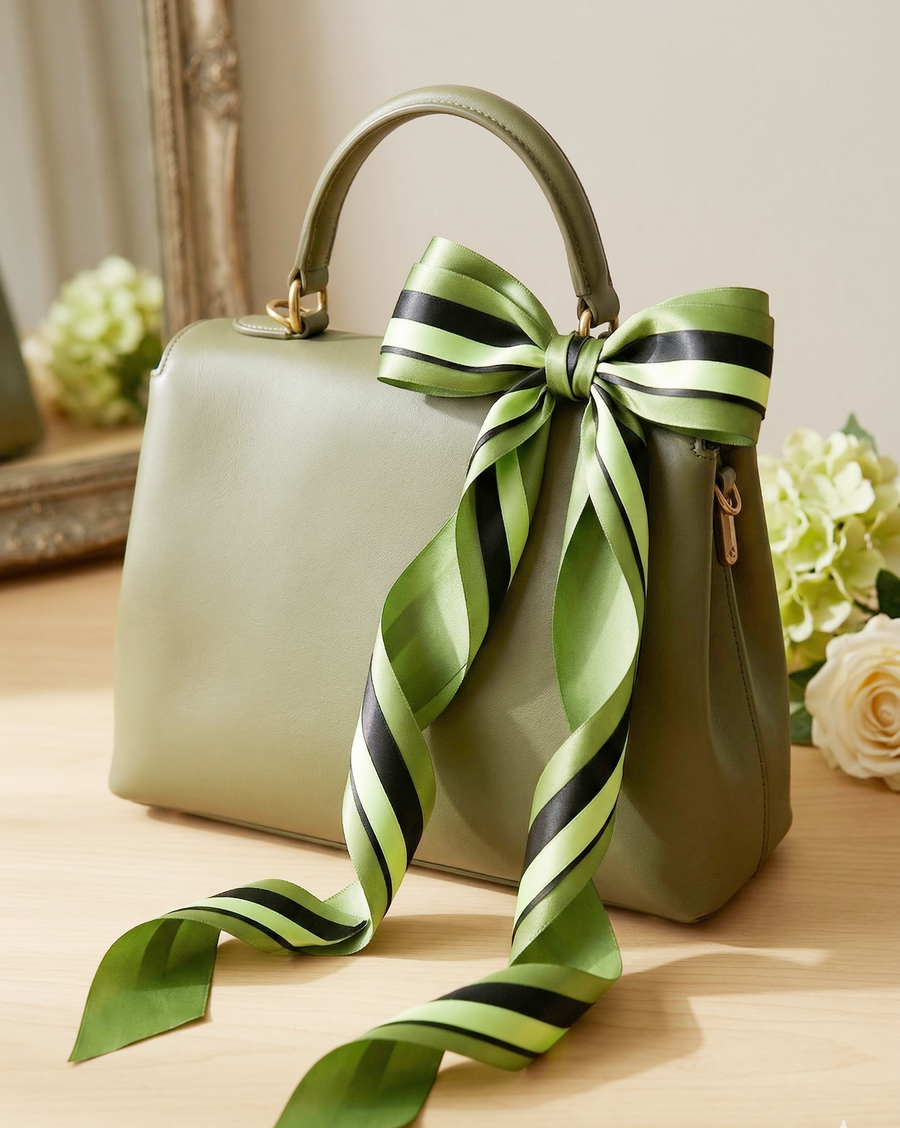 Emerald Green Satin Ribbon Styling Set - A Bold Yet Elegant Detail for Styling, Gifts & Modern Moments