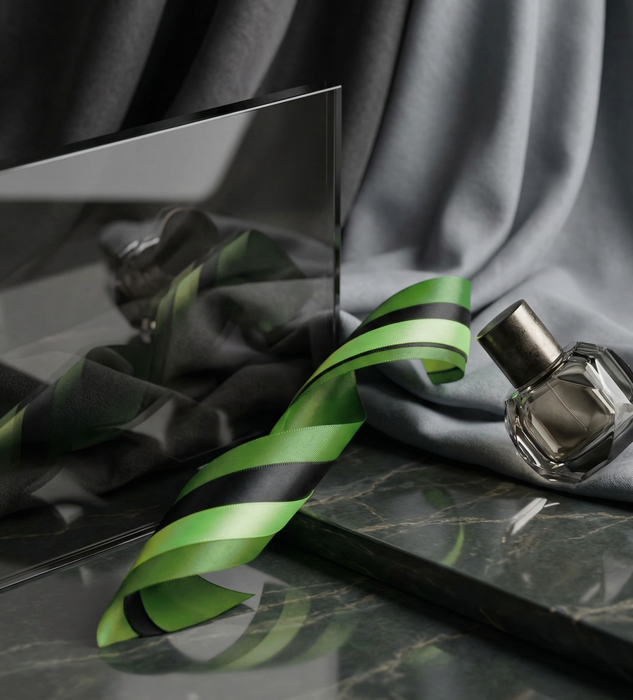 Emerald Green Satin Ribbon Styling Set - A Bold Yet Elegant Detail for Styling, Gifts & Modern Moments
