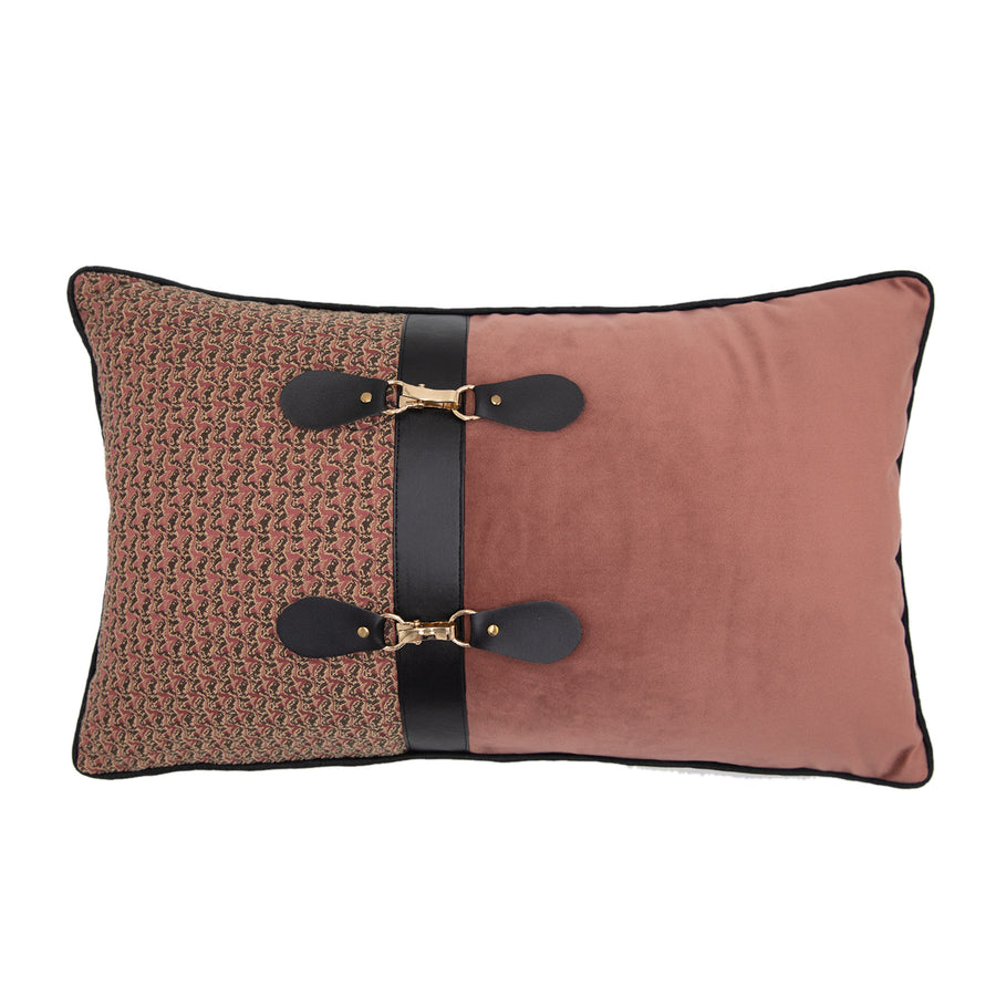 Bunny Embroidered Cushion Cover - Soft Nordic Charm for Home Interiors