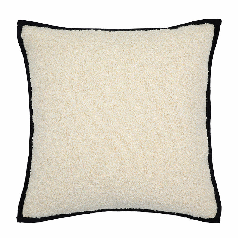 Luxury Wool Cushion Cover - Wabi-Sabi Geometric Design for Elegant Living Spaces