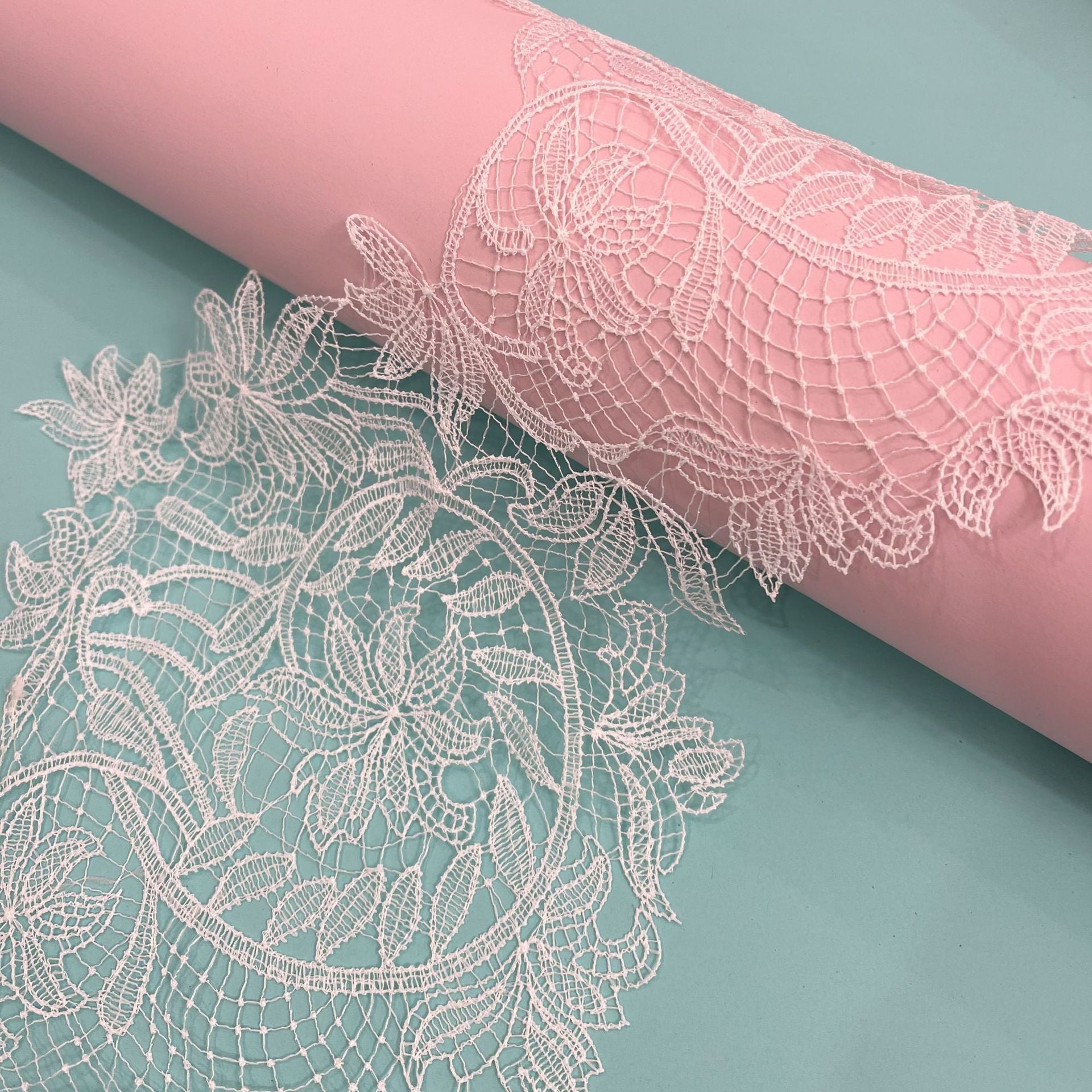 Lace hollow embroidery embroidery applique, wedding dress, curtain headgear DIY handmade decorative patch accessories
