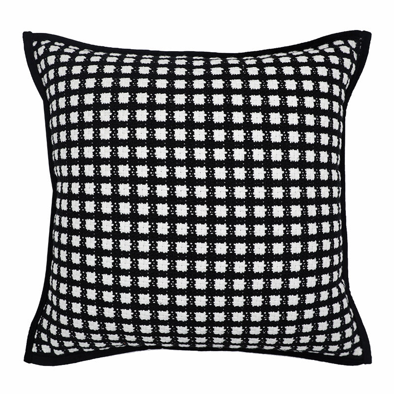 Luxury Wool Cushion Cover - Wabi-Sabi Geometric Design for Elegant Living Spaces