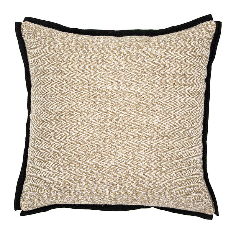 Luxury Wool Cushion Cover - Wabi-Sabi Geometric Design for Elegant Living Spaces
