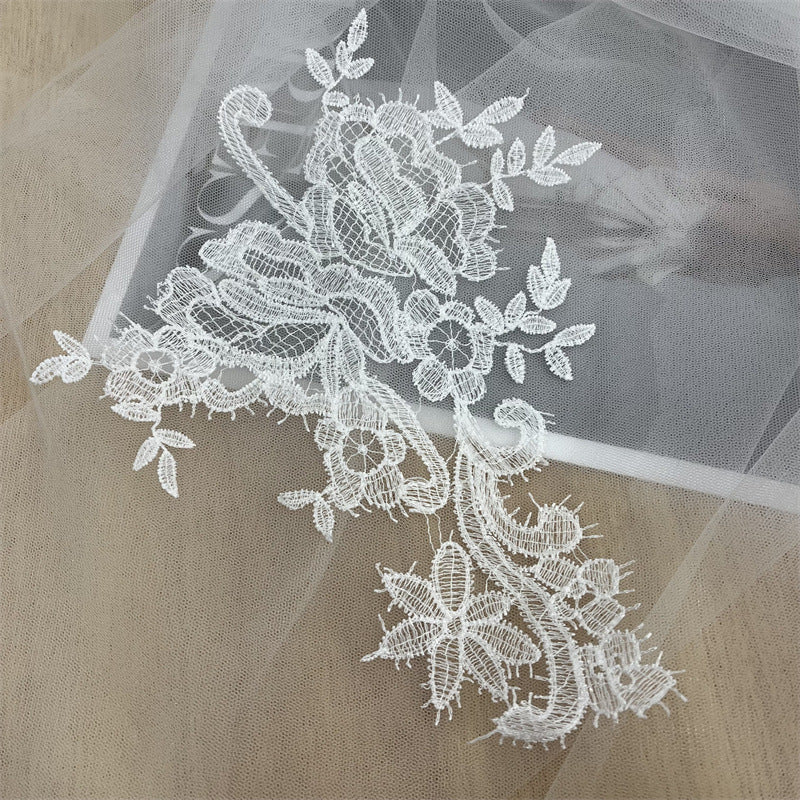 New haute couture water-soluble lace embroidery applique clothing jewelry headgear handmade DIY accessories lace