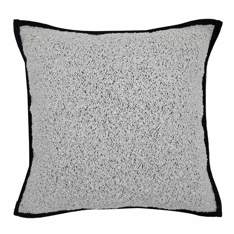 Luxury Wool Cushion Cover - Wabi-Sabi Geometric Design for Elegant Living Spaces