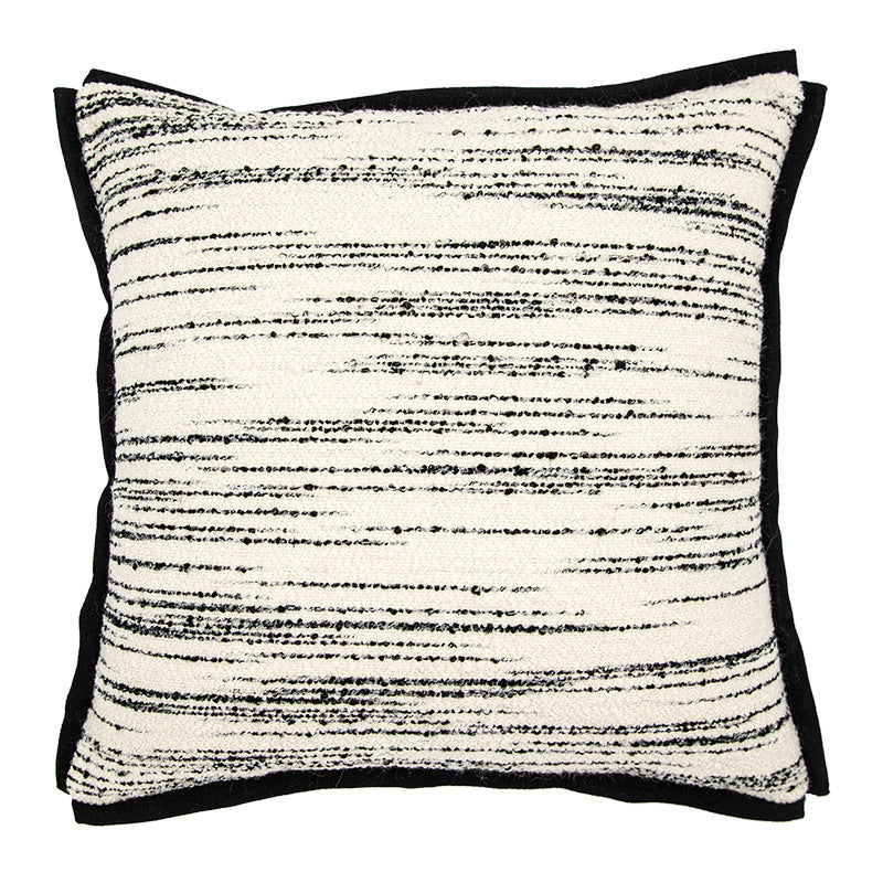 Luxury Wool Cushion Cover - Wabi-Sabi Geometric Design for Elegant Living Spaces