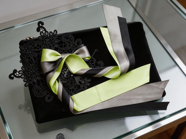 Lace & Ribbon Composition