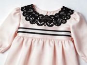 Vintage Lace & Satin Ribbon Set – Elegant Black Applique & Luxury Bow Making Kit for Weddings, Dresses & Gifts