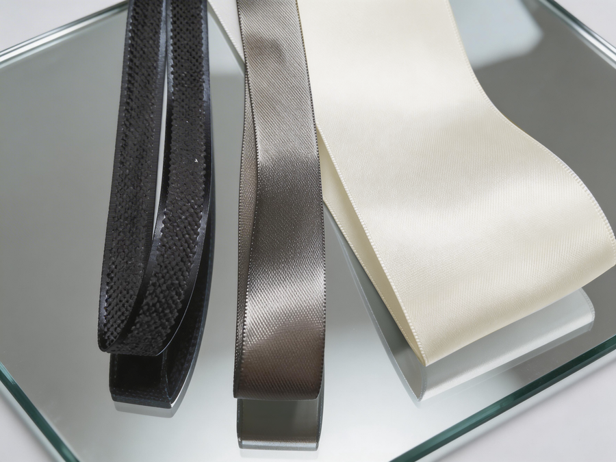 Ivory & Charcoal Satin Ribbon Styling Set-Effortless Elegance for Weddings, Gifts & Everyday Moments